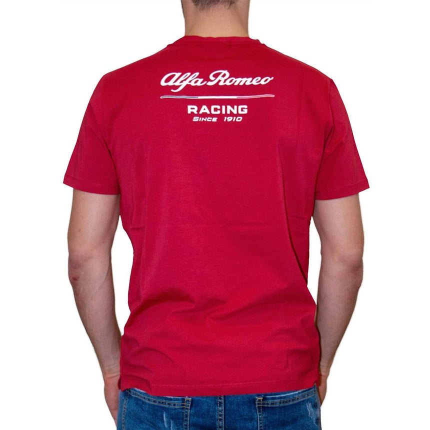 Alfa Romeo F1 Team Logo T-Shirt - Red Men's Casual Wear