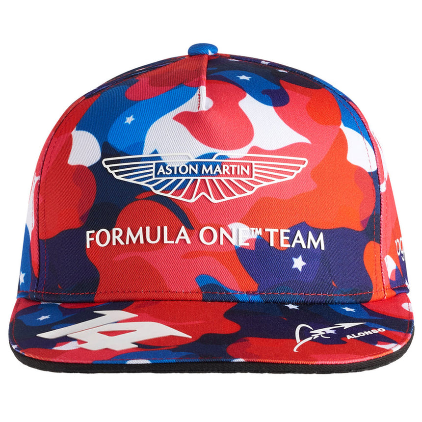 Aston Martin Formula 1 Fernando Alonso #14 Special Edition Flat Brim USA Cap