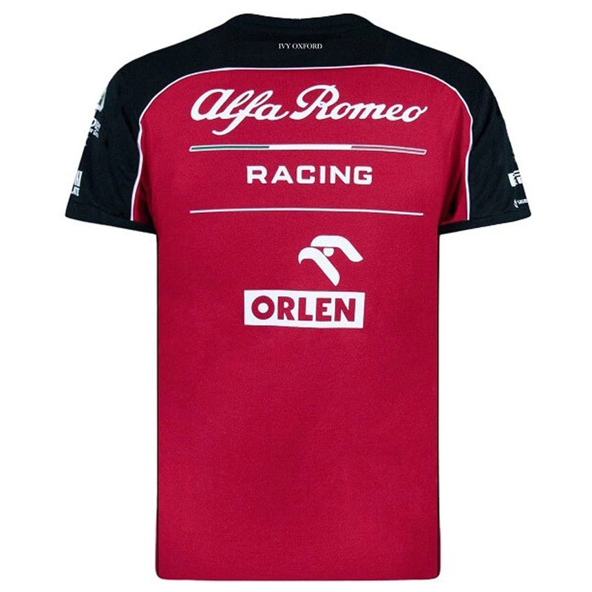 Alfa Romeo Racing Official F1 Red/Black Technical Team T-Shirt