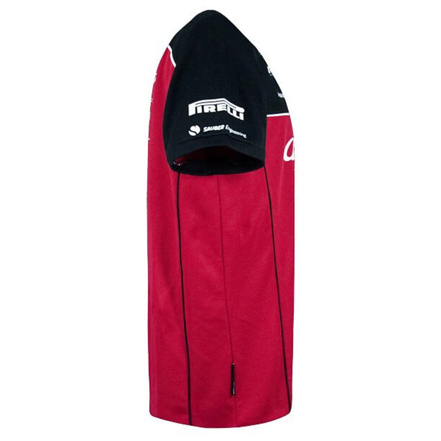 Alfa Romeo Racing Official F1 Red/Black Technical Team T-Shirt