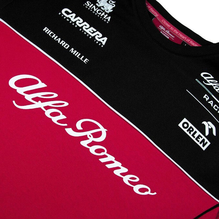 Alfa Romeo Racing Official F1 Red/Black Technical Team T-Shirt