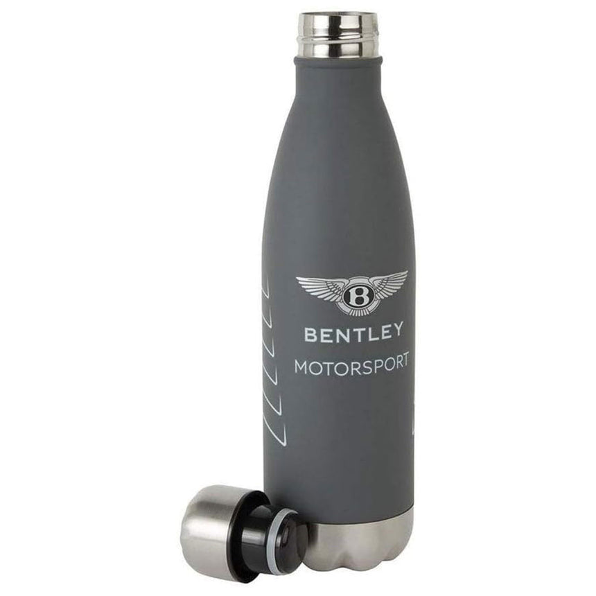 Bentley Motorsport Official Licenced Grey Metal Water Bottle