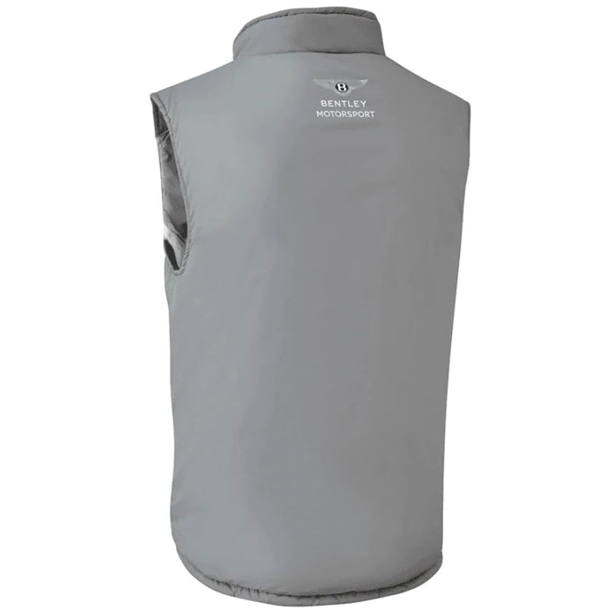 Bentley Motorsport Team Grey/White Padded Reversible Gilet Jacket