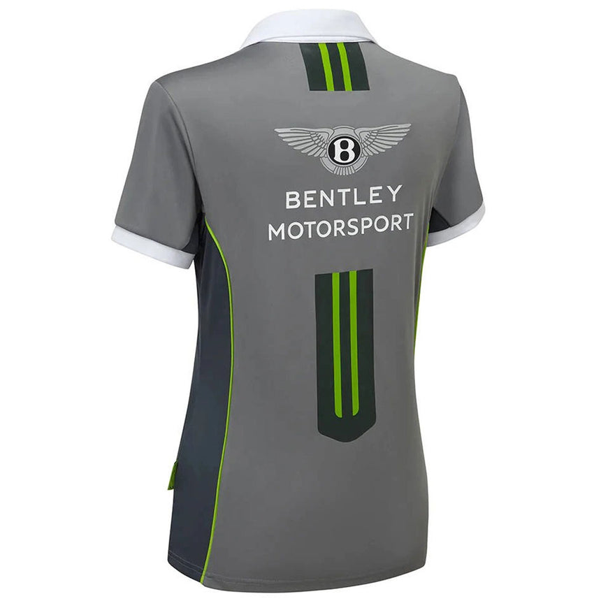 Bentley Motorsport Official Ladies White/Grey Team Polo Shirt