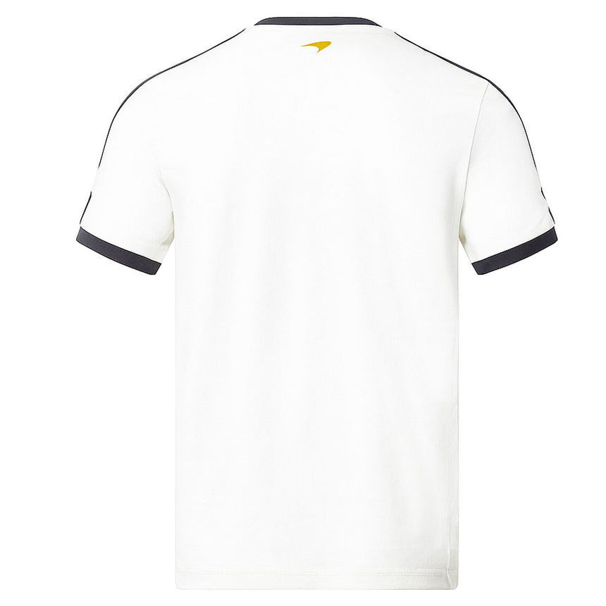 Mclaren Gulf F1 Creme Ringer Taper Tee Shirt