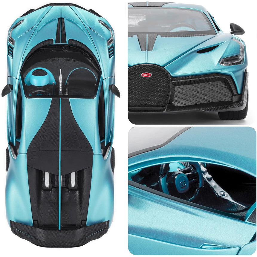 Bugatti Divo 1:18 Scale Sky Blue Diecast Model Car