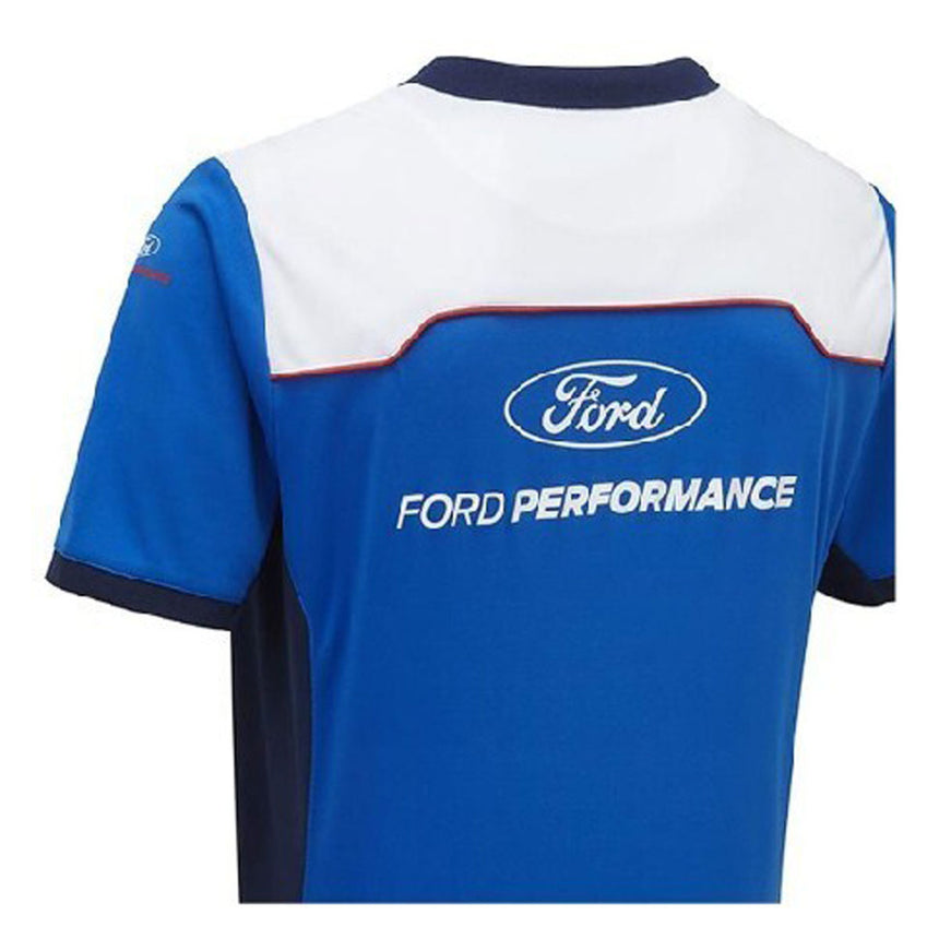 Ford Performance GT Chip Ganassi Racing Team Team Poloshirt | Light Blue/White/Red