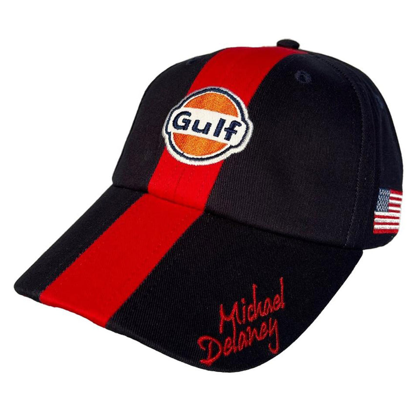 Grandprix Original Gulf Michael Delaney Navy Blue Adjustable Size Baseball Cap