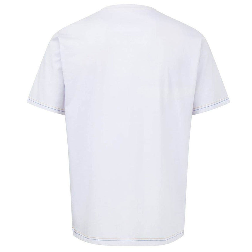 Gulf Racing Official White Teamwear T-Shirt - Large Printed Gulf Logo