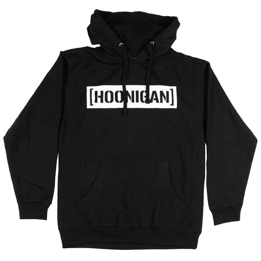 Hoonigan Censor Bar Logo Black Hoodie