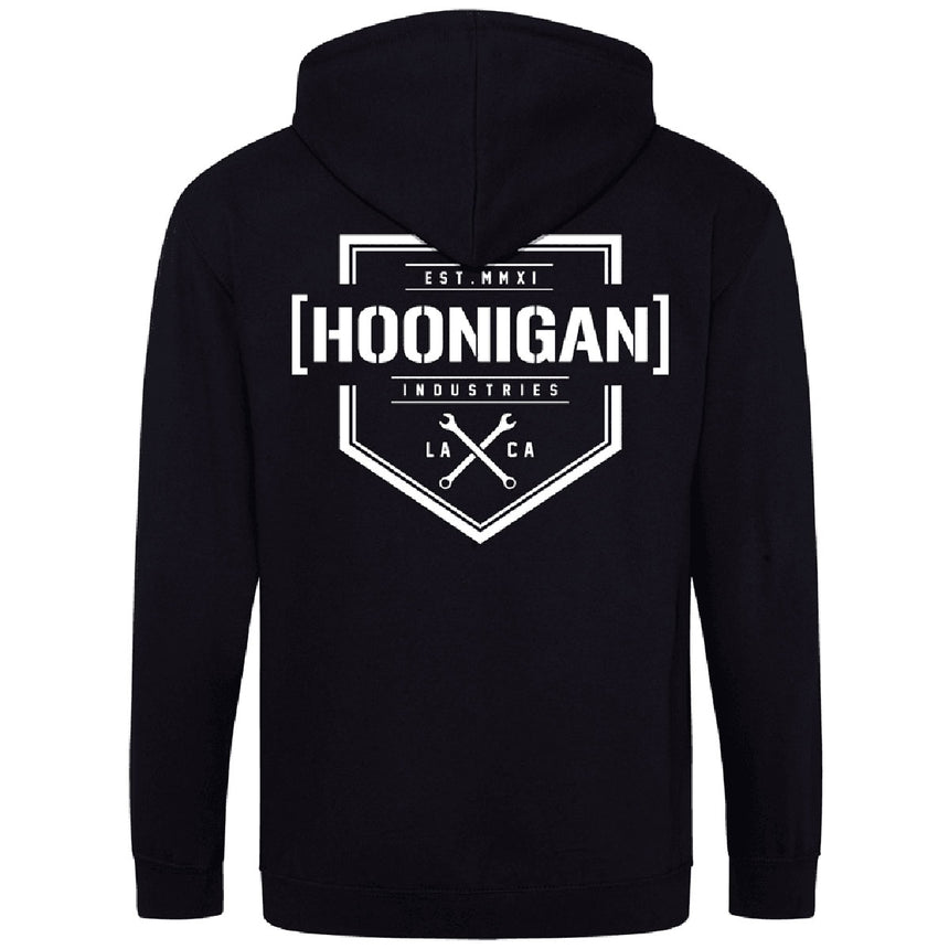 Hoonigan Bracket X Zip-Hoodie (Black)