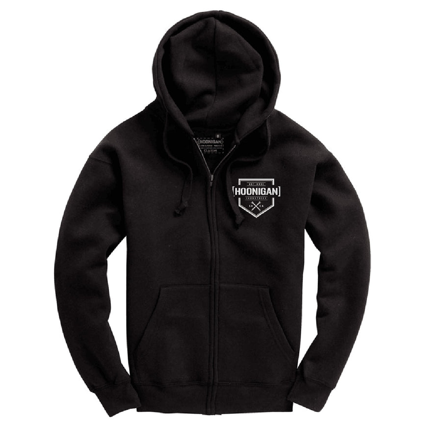 Hoonigan Bracket X Zip-Hoodie (Black)