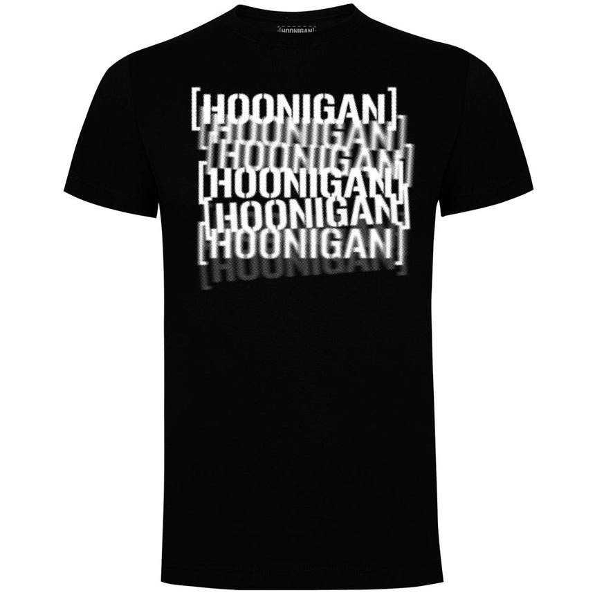 Hoonigan Haze Print Black Tee Shirt