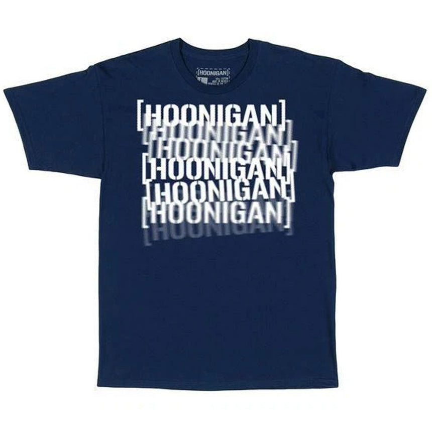 Hoonigan Haze Print Navy Blue Tee Shirt
