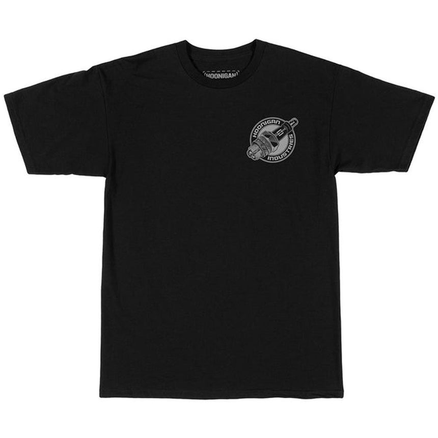 Hoonigan Misfire Print Black Tee Shirt
