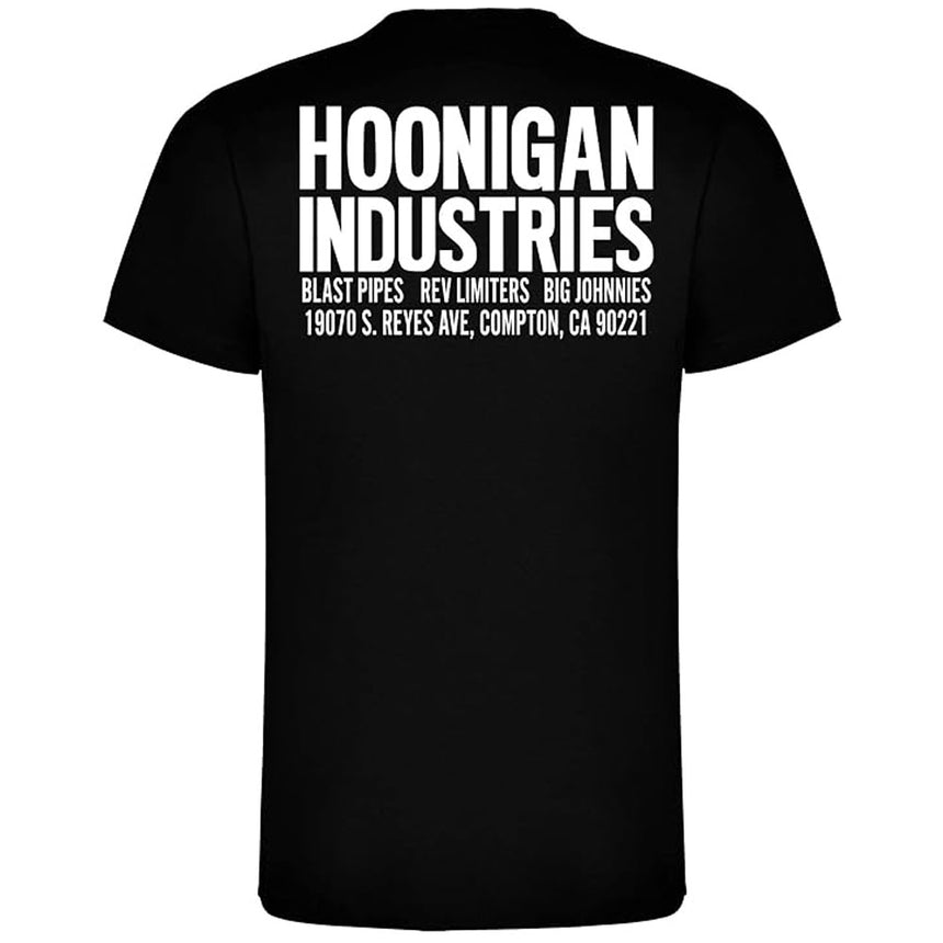 Hoonigan Industries Print Black Tee Shirt