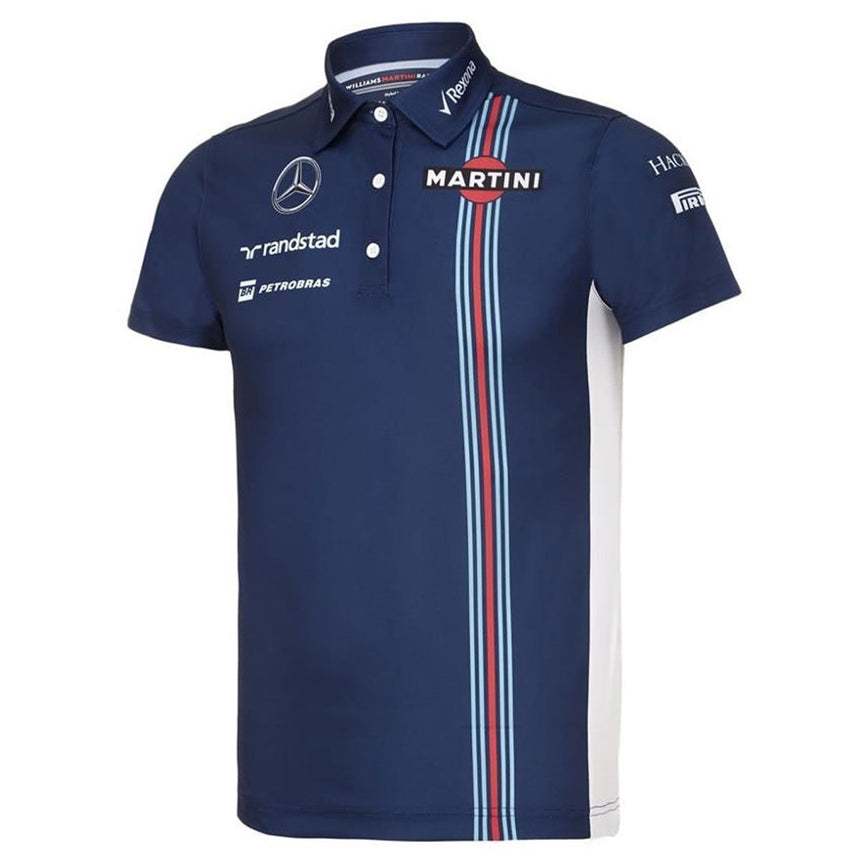 Williams Martin Racing Ladies Navy Blue Team Polo shirt