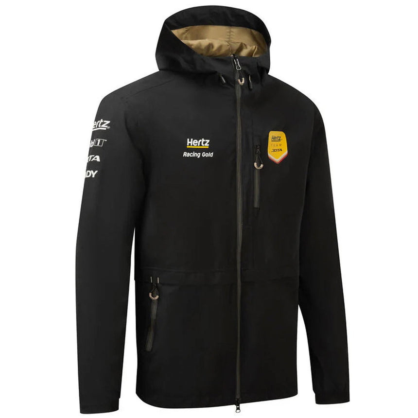 Hertz Team Jota Official Black Team Waterproof Rain Coat Jacket