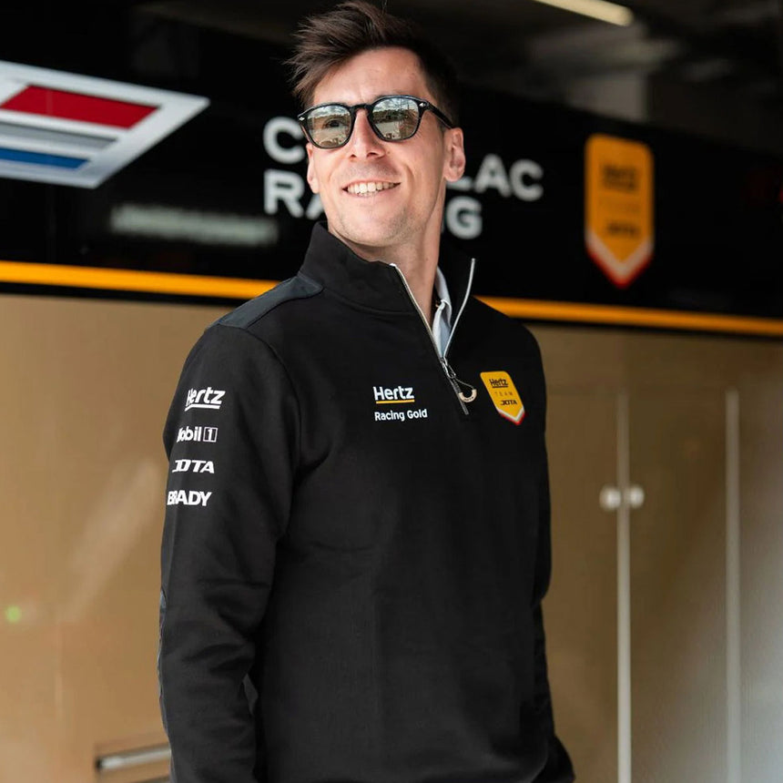 Hertz Team Jota Official Black Team 1/4 Zip Sweatshirt