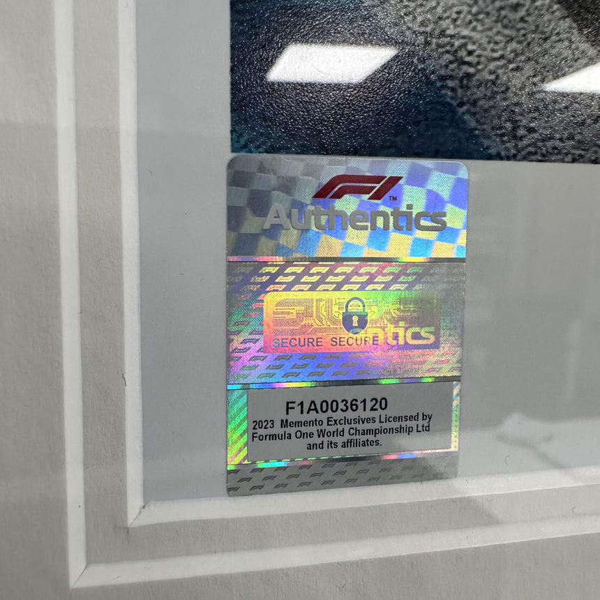 Lando Norris Formula 1 Crypto Miami Grand Prix 2024 No 26/100 Signed Print in Display Frame