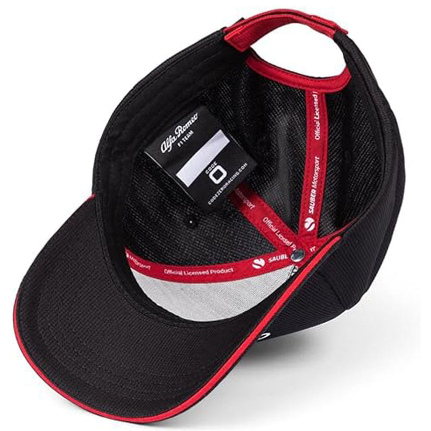 Alfa Romeo F1 Team Official Team Cap Curved Brim Kids (Black)