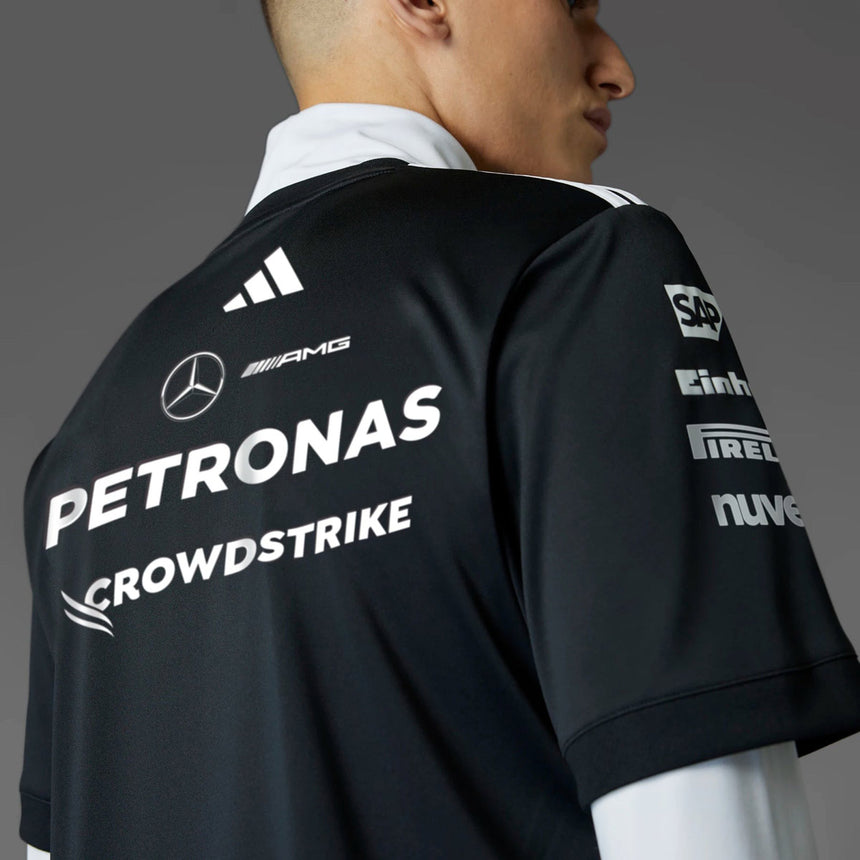 Mercedes-AMG Petronas F1 Team Black Adidas Drivers Tee Shirt