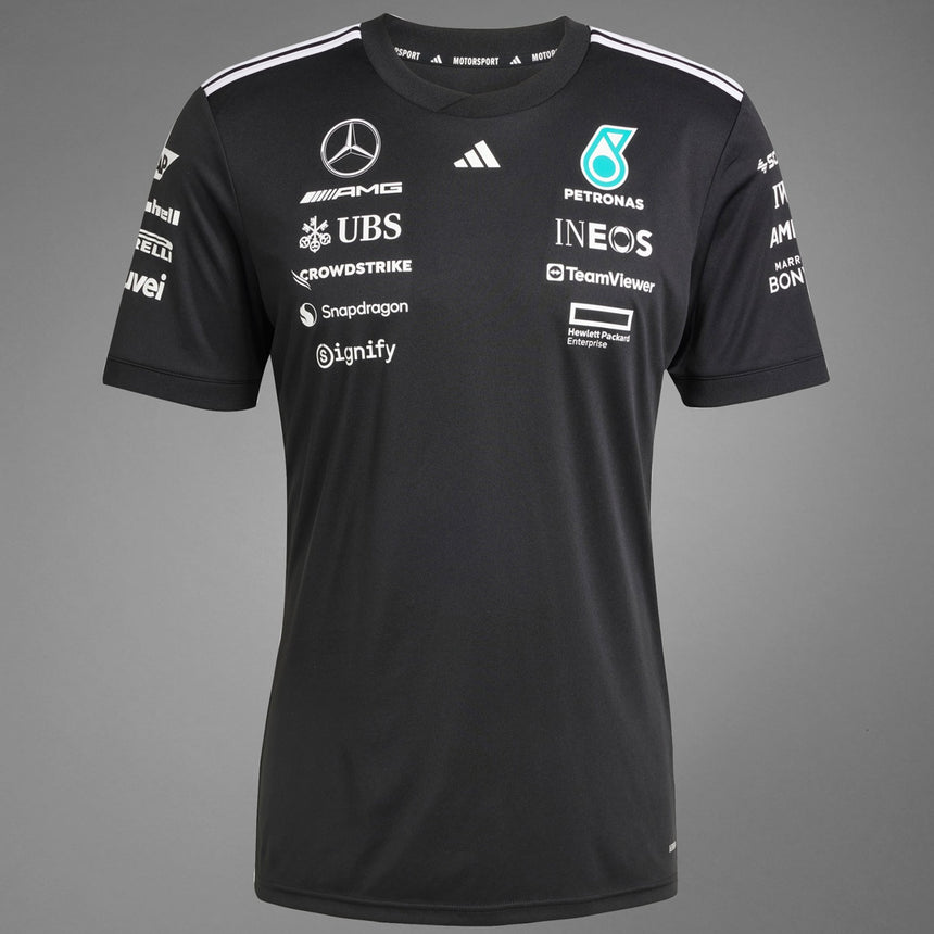 Mercedes-AMG Petronas F1 Team Black Adidas Drivers Tee Shirt