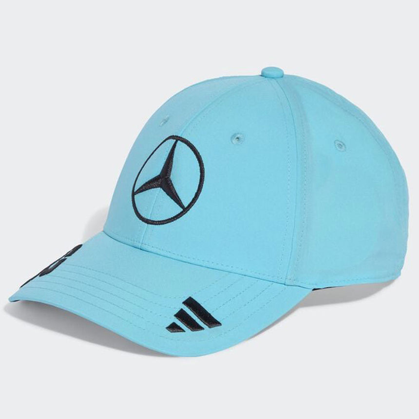 Mercedes F1 Team 2025 Light Blue George Russell #63 Adidas Adjustable Fit Cap