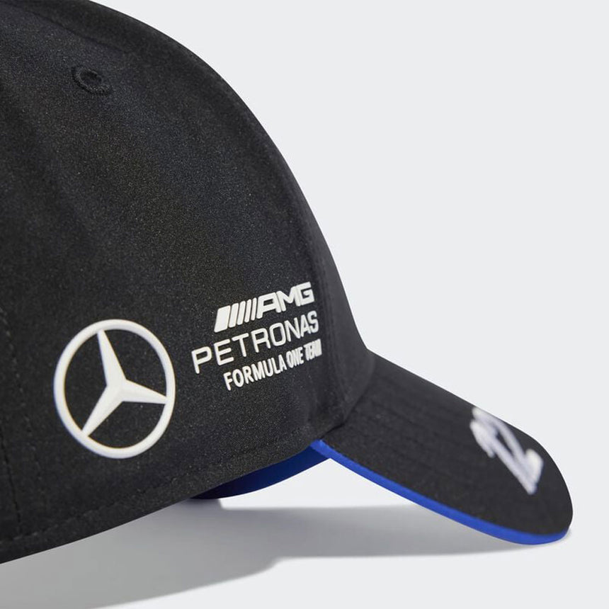 Mercedes F1 Team 2025 Black Kimi Antonelli #12 Adidas Adjustable Fit Cap