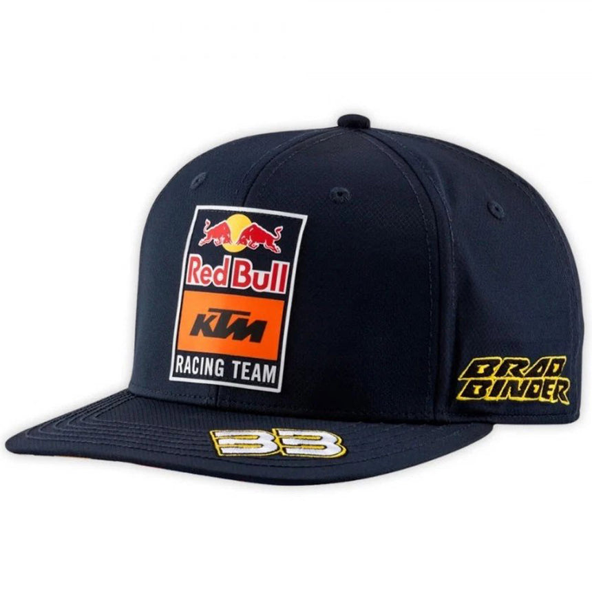Redbull KTM Brad Binder #33 Official Black Flat Peak Baseball Cap