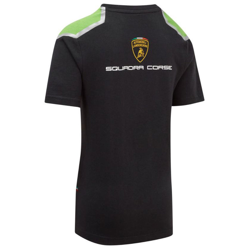 Automobili Lamborghini Squadra Corse Kids Team Tee Shirt