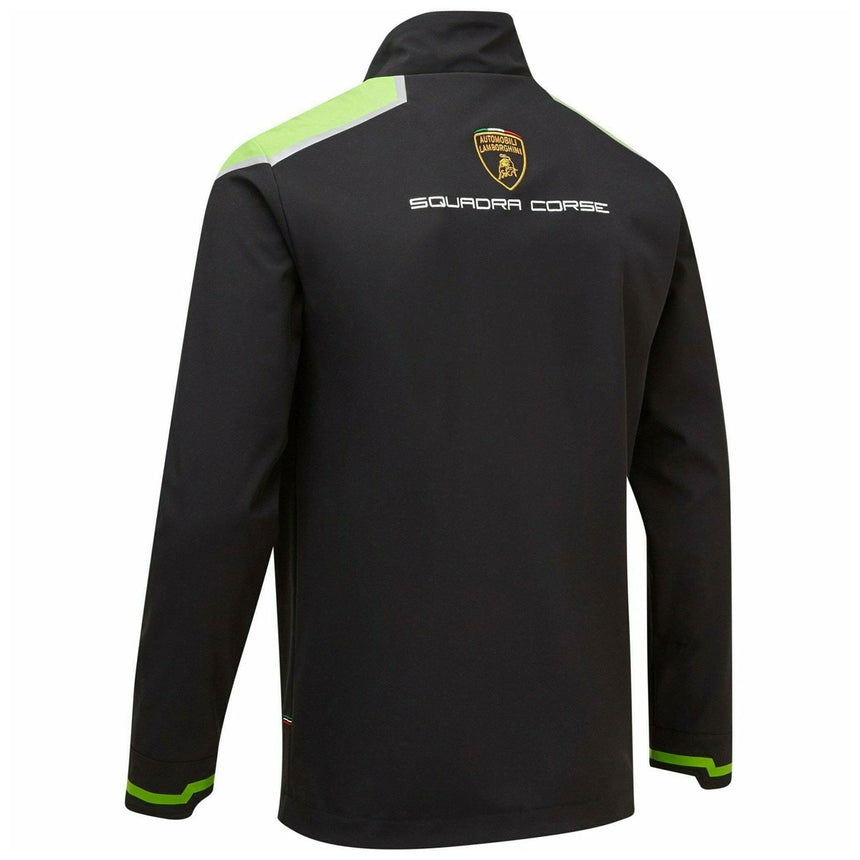 Lamborghini Squardra Corse Officially Licensed Ladies Black Softshell Jacket