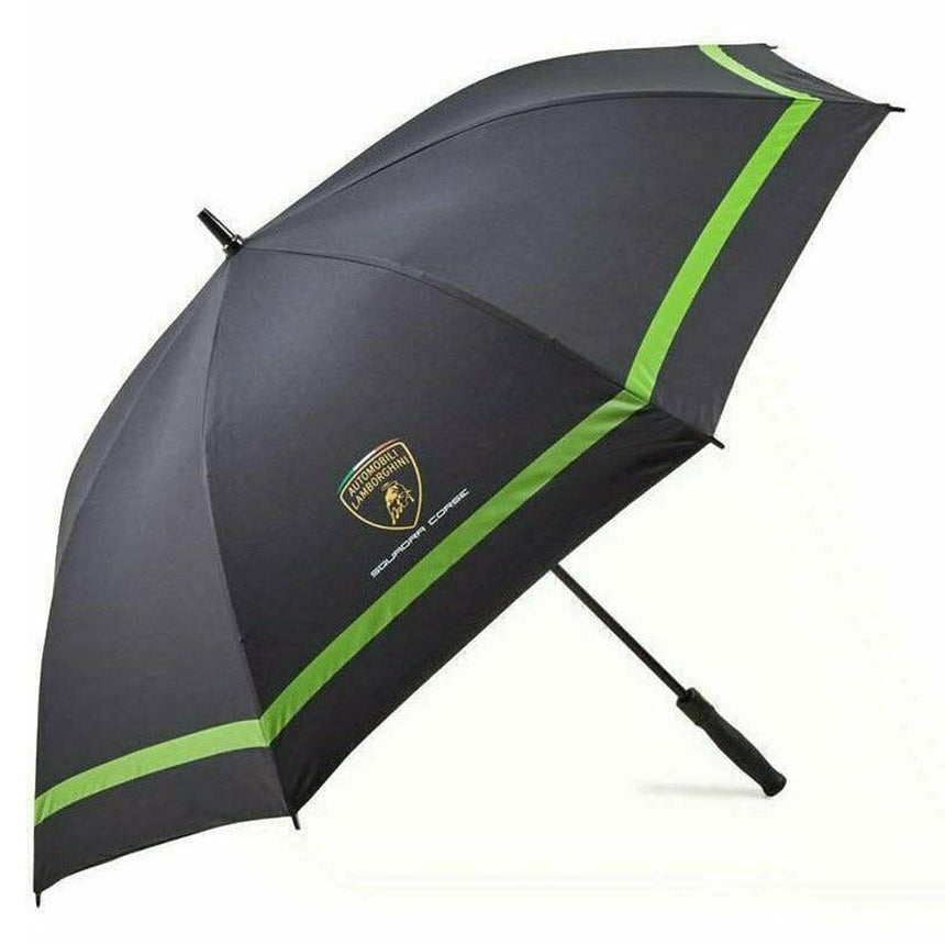 Automobili Lamborghini Squadra Corse Black Large Golf Umbrella