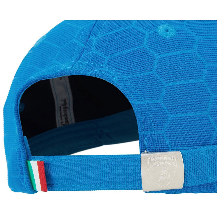 Lamborghini Squadra Corse Honeycomb Pattern Team Travel Cap (Blue)