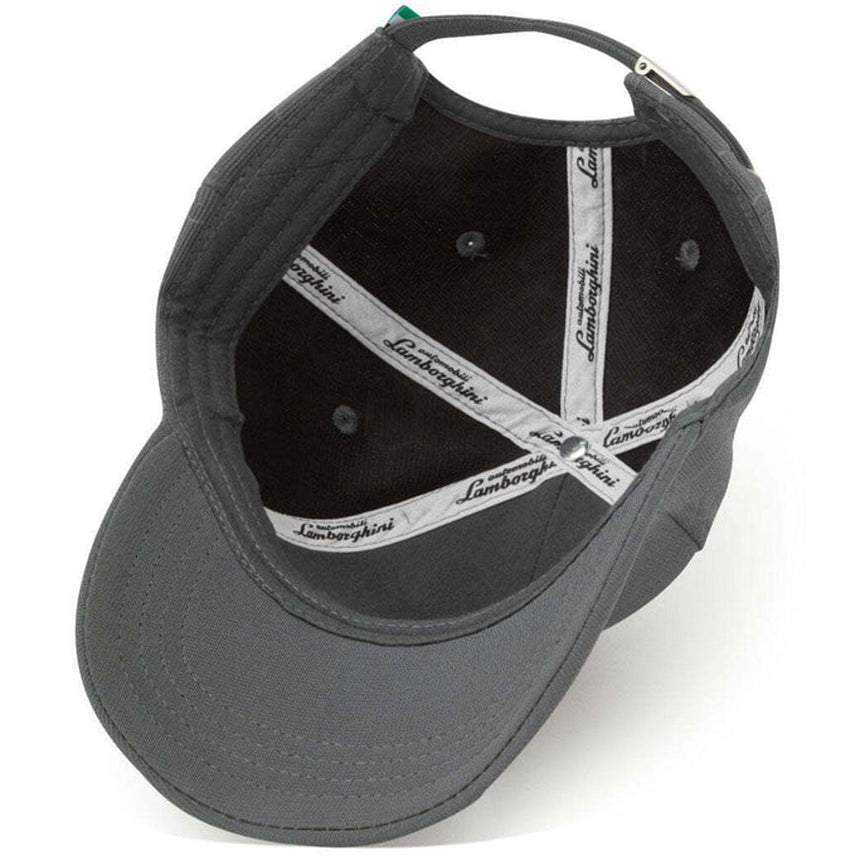 Lamborghini Squadra Corse Honeycomb Pattern Team Travel Cap (Grey)