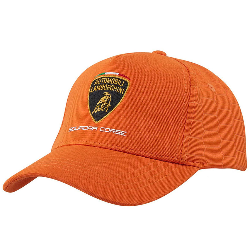 Lamborghini Squadra Corse Honeycomb Pattern Team Travel Cap (Blue)