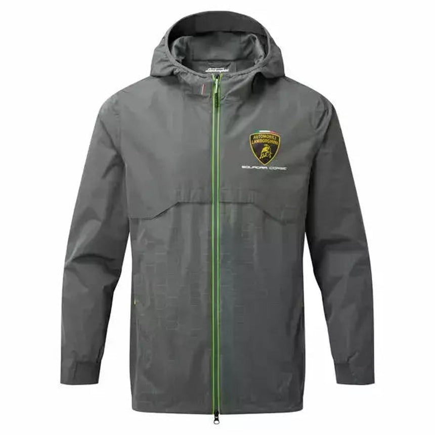 Lamborghini Squadra Corse Officially Licensed Grey Travel Lightweight Jacket