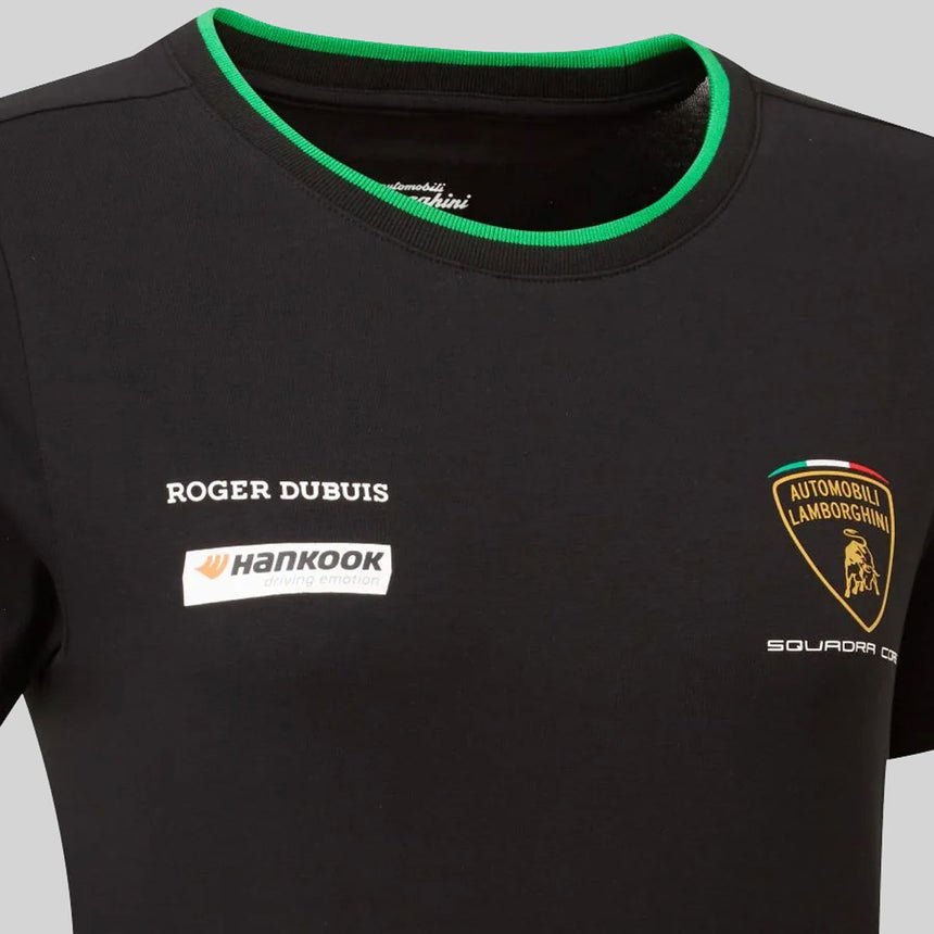 Automobili Lamborghini Squadra Corse Ladies Team Black T-Shirt
