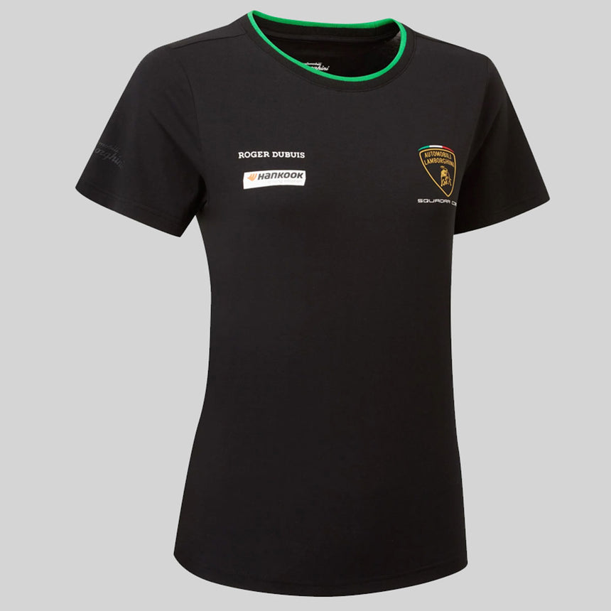 Automobili Lamborghini Squadra Corse Ladies Team Black T-Shirt
