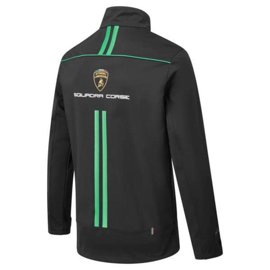 Lamborghini Squadra Corse Black Team Softshell Jacket
