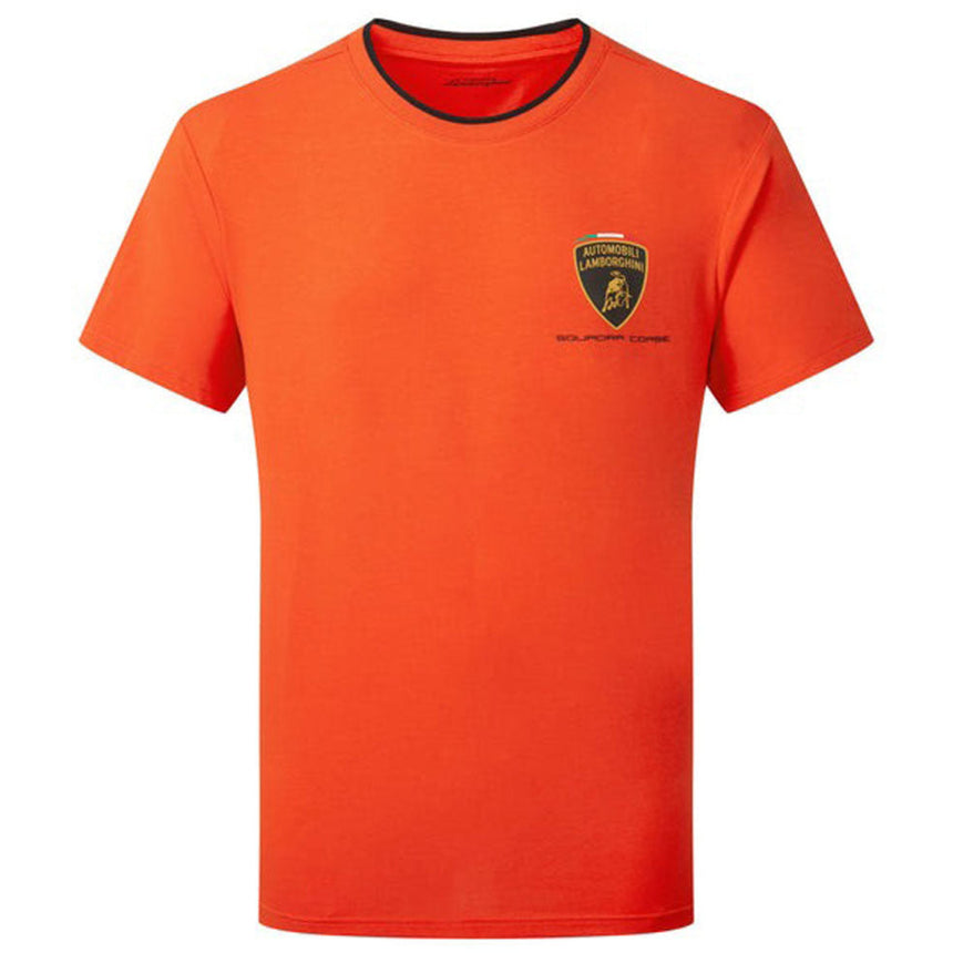 Lamborghini Squadra Corse Travel T-shirt Orange