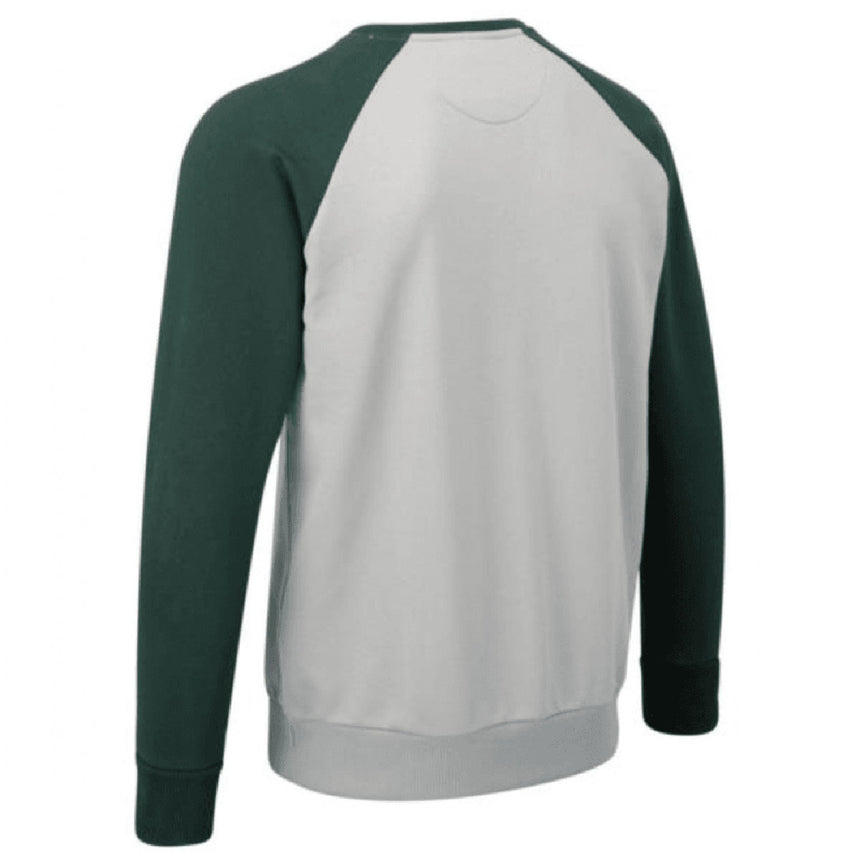 Lotus Motors Sweatshirt - Wordmark Logo | Grey/Green