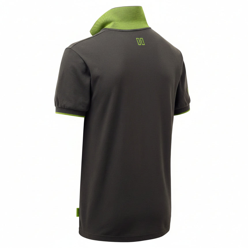 Lotus Motorsport Official Grey Classic Team Travel Polo Tee Shirt