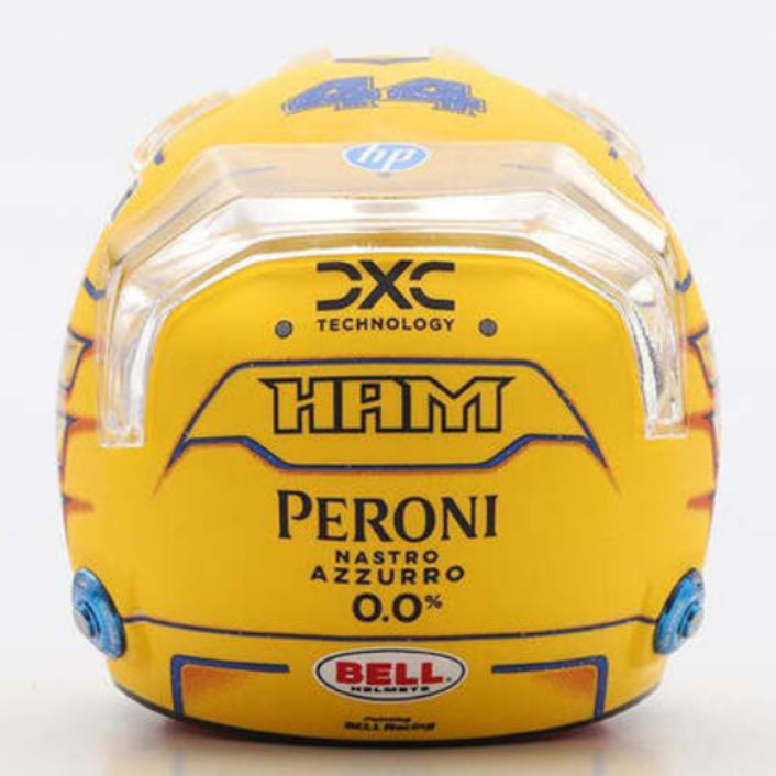 Looksmart 1:5 Scale Lewis Hamilton Scuderia Ferrari HP Miami GP 2025 Model Helmet