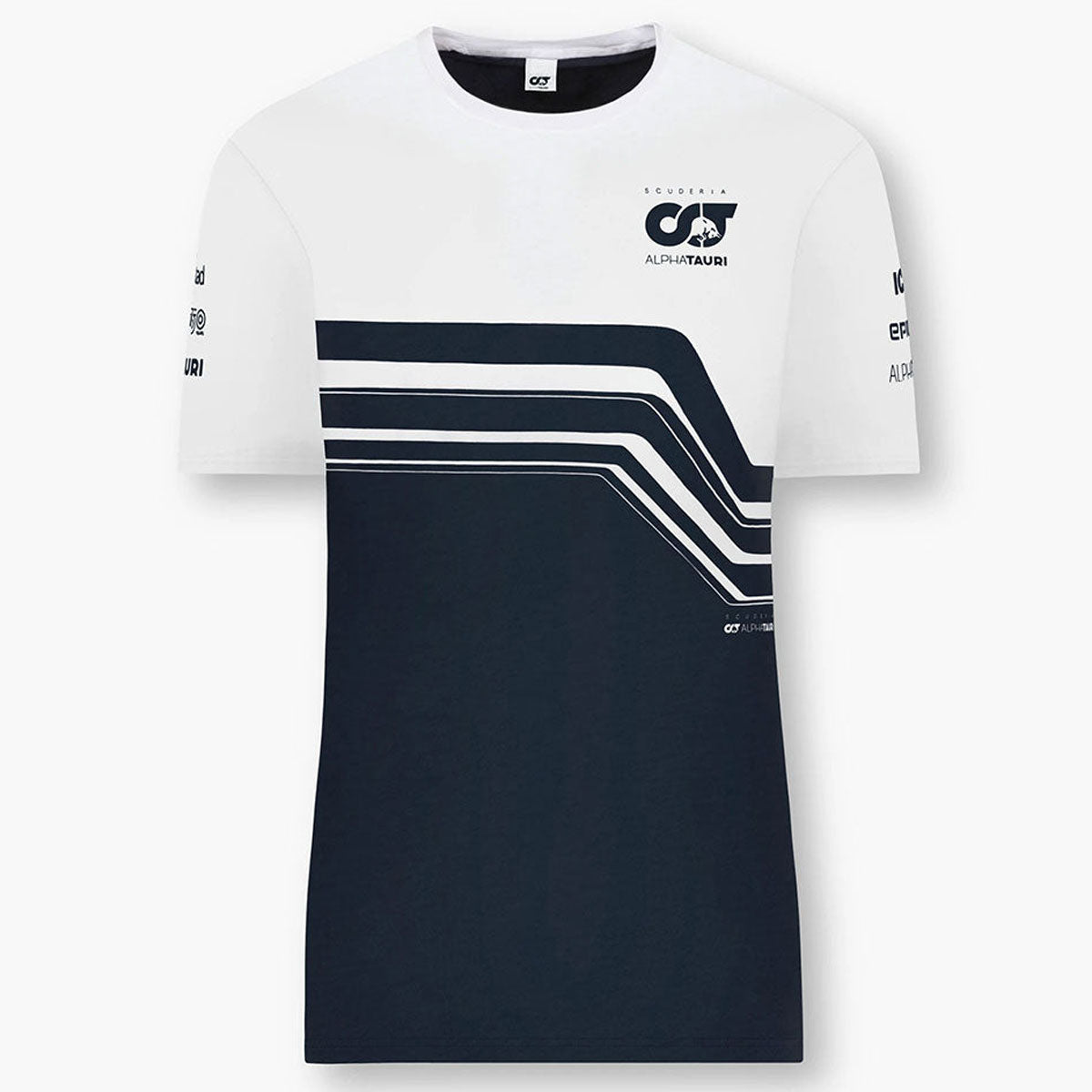 Scuderia Alpha Tauri Formula 1 Ladies White/Navy Team Tee Shirt