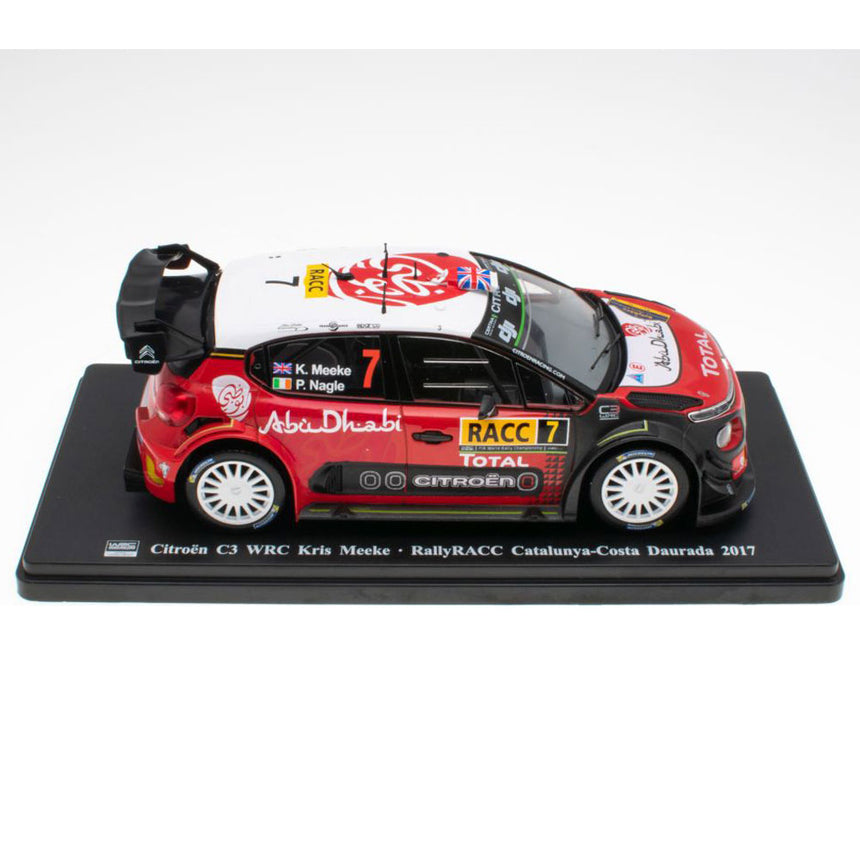Citroen C3 WRC - Kris Meeke - RallyRACC Catalunga-Costa Daurada 2017 1:24 Scale