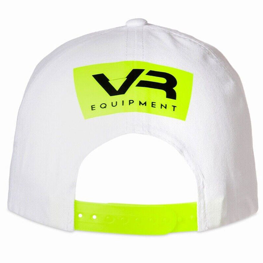 VR46 Valentino Rossi #46 Moto GP White Monster Adjustable Snap Back Cap