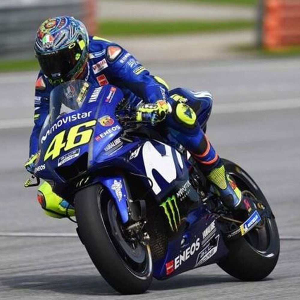 Valentino Rossi VR46 Replica 1:5 Scale Mini Helmet Test 2017/2018