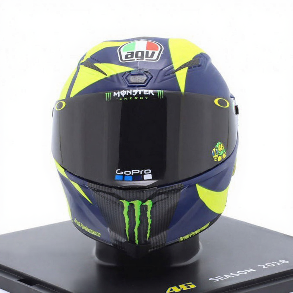Valentino Rossi VR46 Replica 1:5 Scale Mini Helmet Season 2019