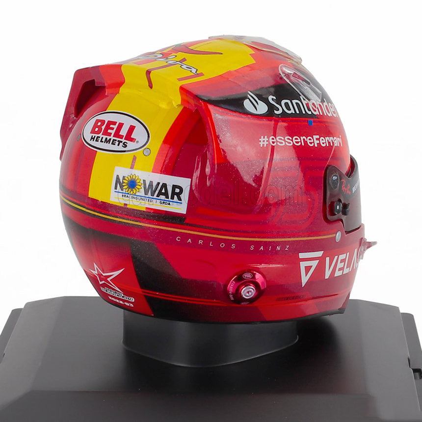 Carlos Sainz #55 1:5 Scale Scuderia Ferrari SF-25 4th Spanish GP 2022 Helmet